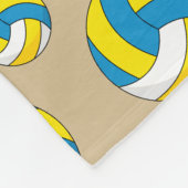 Cartoon Volleyball Ball Fleecedecke (Ecke)
