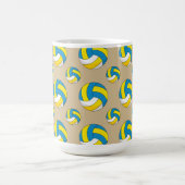 Cartoon Volleyball Ball Kaffeetasse (Mittel)