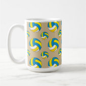 Cartoon Volleyball Ball Kaffeetasse (Links)