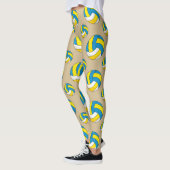 Cartoon Volleyball Ball Leggings (Links)