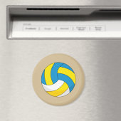 Cartoon Volleyball Ball Magnet (In Situ (Geschirrspüler))