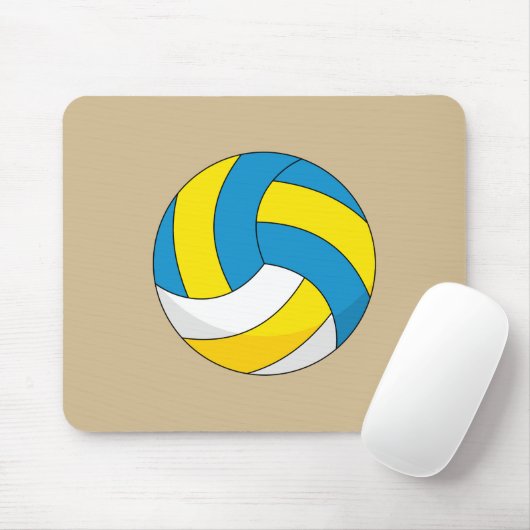 Cartoon Volleyball Ball Mousepad (Mit Mouse)
