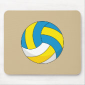Cartoon Volleyball Ball Mousepad (Vorne)