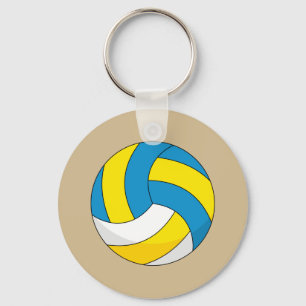 Cartoon Volleyball Ball Schlüsselanhänger