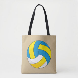 Cartoon Volleyball Ball Tasche