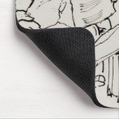 Cartoon von (1834-96) Lesepoesie Williams Morris Mousepad (Ecke)