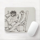 Cartoon von (1834-96) Lesepoesie Williams Morris Mousepad (Mit Mouse)