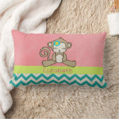 Cartoon von Affen Niedlich und Kawaii Personalisie Lendenkissen (Decke)