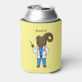 Cartoon von Bighorn-Schafen Dosenkühler (Kanne Rückseite)