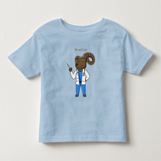 Cartoon von Bighorn-Schafen Kleinkind T-shirt (Vorderseite)