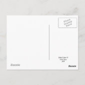 Cartoon von Charles Darwin 1871 Postkarte (Rückseite)