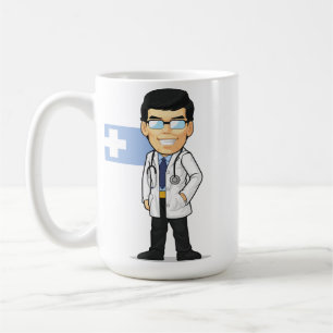 Cartoon von Doktor Kaffeetasse