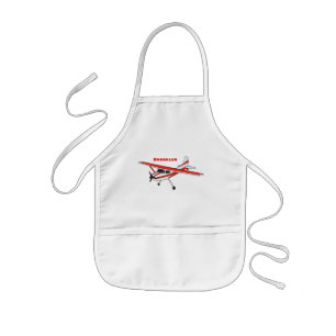 Cartoon von dreirädrigen Flugzeugen Kinderschürze