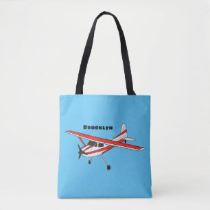 Cartoon von dreirädrigen Flugzeugen Tasche