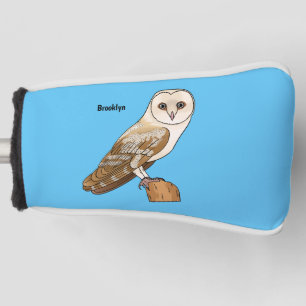 Cartoon von Eulenvögeln Golf Headcover