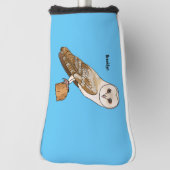 Cartoon von Eulenvögeln Golf Headcover (Rotieren 90)