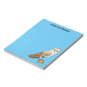 Cartoon von Eulenvögeln Notizblock (Rotiert)