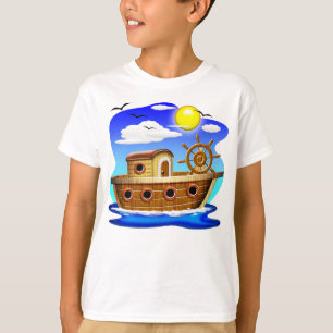 Cartoon von Fischereifahrzeugen T-Shirt