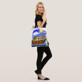 Cartoon von Fischereifahrzeugen Tasche (Am Model)