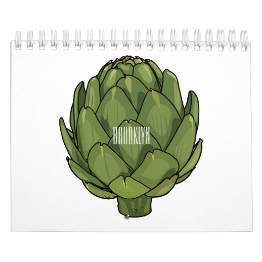 Cartoon von Gemüse und Obst Kalender (Titelbild)
