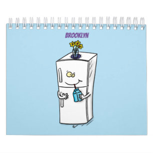 Cartoon von Geräten, Werkzeugen und Instrumenten Kalender