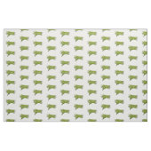 Cartoon von grünen Bohnen Stoff (Fat Quarter (45,7 x 55,9 cm))