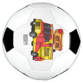 Cartoon von Hot Dog Futter LKW Fußball (Gedreht)