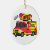 Cartoon von Hot Dog Futter LKW Keramik Ornament (Rechts)