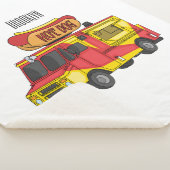 Cartoon von Hot Dog Futter LKW Sherpadecke (3/4)