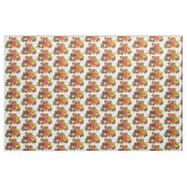 Cartoon von Hot Dog Futter LKW Stoff (Fat Quarter (45,7 x 55,9 cm))
