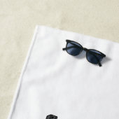 Cartoon von Hot Dog Futter LKW Strandtuch (Beispiel)