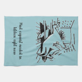 Cartoon von Küchenhandtuch aus Organismus Geschirrtuch (Horizontal)