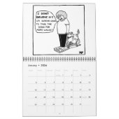 Cartoon von Leash Dog 2 - Kalender (Jan 2026)