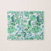 Cartoon von lustigen Bademeistern Puzzle (Horizontal)