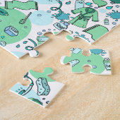 Cartoon von lustigen Bademeistern Puzzle (Seite)