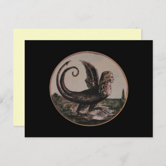 Cartoon von Marie Antoinette ~ Postkarte (Vorne/Hinten)