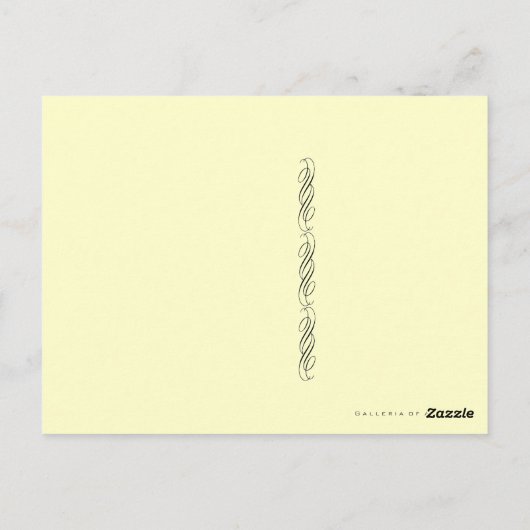 Cartoon von Marie Antoinette ~ Postkarte (Rückseite)