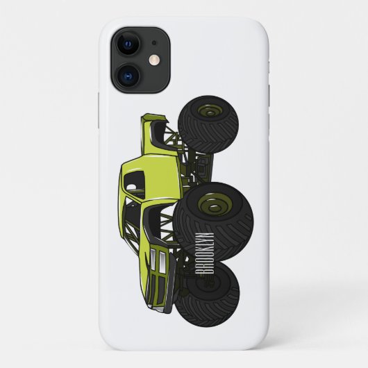 Cartoon von Monster Case-Mate iPhone Hülle (Rückseite)