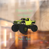 Cartoon von Monster Fensteraufkleber (Blatt 2)