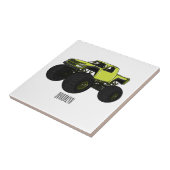 Cartoon von Monster Fliese (Seite)