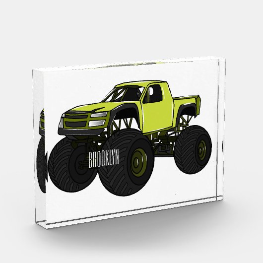 Cartoon von Monster Fotoblock (Links)