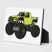 Cartoon von Monster Fotoplatte (Seite)