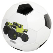 Cartoon von Monster Fußball (Dreiviertel)