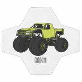 Cartoon von Monster Fußball (Flach)