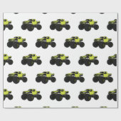 Cartoon von Monster Geschenkpapier (Flach)