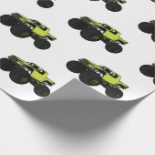 Cartoon von Monster Geschenkpapier (Ecke)