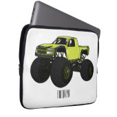 Cartoon von Monster Laptopschutzhülle (Vorne Rechts)