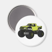 Cartoon von Monster Magnet (Vorderseite/Rückseite)