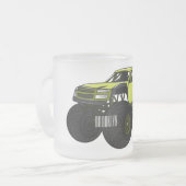 Cartoon von Monster Mattglastasse (Vorderseite Links)