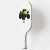 Cartoon von Monster Pickleball Schläger (Links)